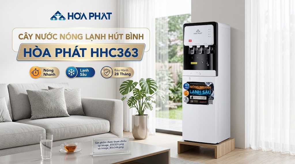 CÂY NƯỚC NÓNG LẠNH HÒA PHÁT HHC363